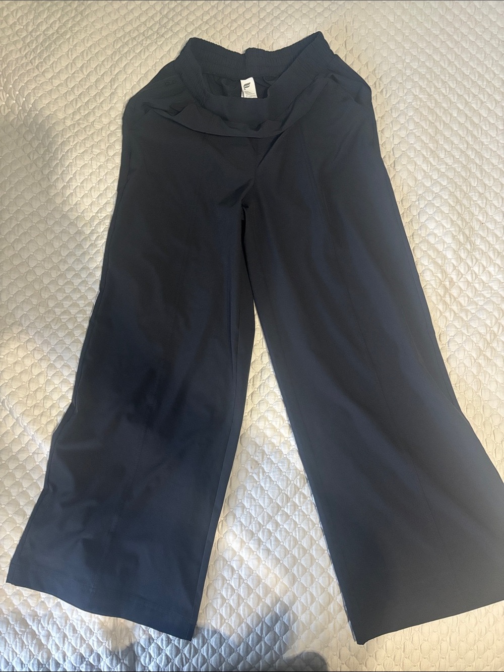 Fabeletics- 12” Wide Leg Black Women's Pants